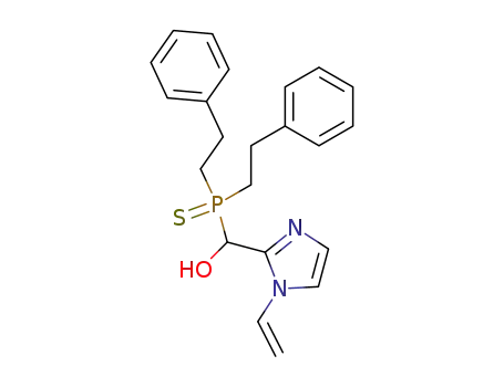 2-[bis(2-phenylethyl)thiophosphorylhydroxymethyl]-1-vinylimidazole