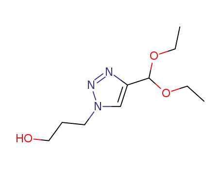 3-[4-(diethoxymethyl)-1,2,3-triazol-1-yl]propan-1-ol