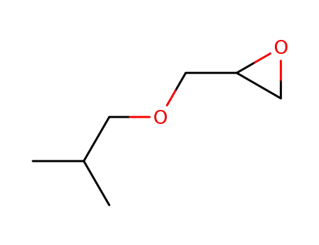 Molecular Structure of 3814-55-9 (GLYCIDYL ISOBUTYL ETHER)