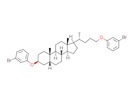 (3α,5β)-3,24-bis(3-bromophenoxy)cholane