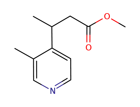 (+/-)-3-(3-methylpyridin-4-yl)butyric acid methyl ester