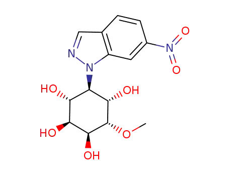 (1'S,2'S,3'S,4'S,5'R,6'R)-3'-O-methyl-5'-deoxy-5'-(6-nitroindazole-1-yl)-D-chiro-inositol