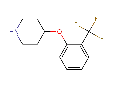 Molecular Structure of 824390-04-7 (4-[2-(Trifluoromethyl)phenoxy]piperidine)