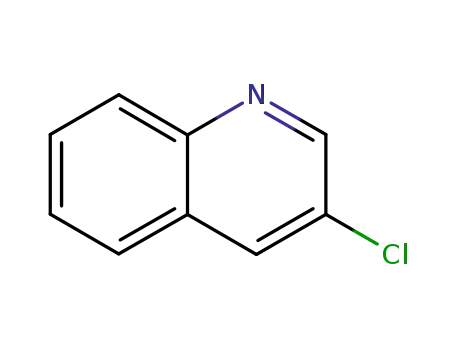 Molecular Structure of 612-59-9 (3-Chloroquinoline)