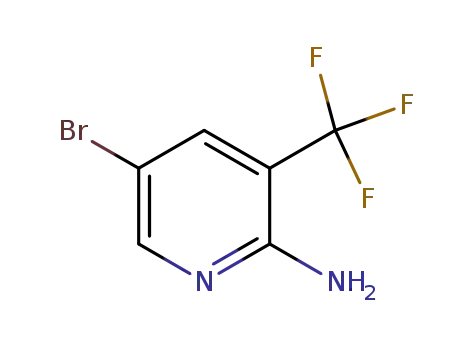 Molecular Structure of 79456-34-1 (2-Amino-5-bromo-3-(trifluoromethyl)pyridine)