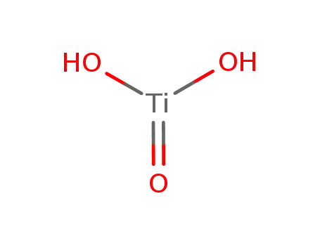 Molecular Structure of 12026-28-7 (Metatitanic acid)