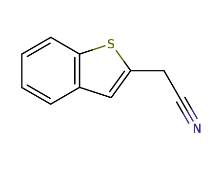 Molecular Structure of 75444-80-3 (Benzo[b]thiophene-2-acetonitrile)