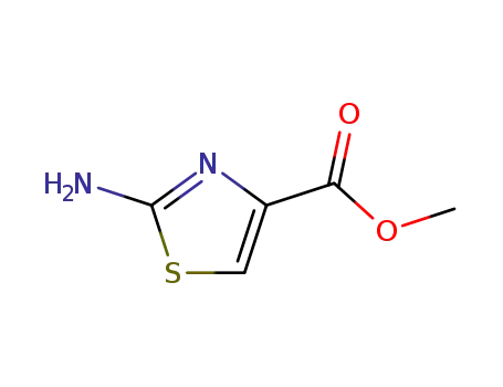 Molecular Structure of 118452-04-3 (2-Amino-thiazole-4-carboxylic acid methyl ester)