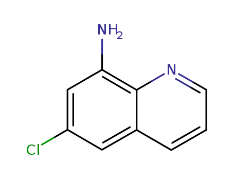 Molecular Structure of 5470-75-7 (6-chloroquinolin-8-amine)