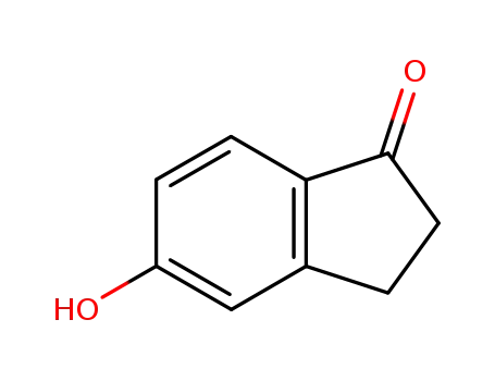 Molecular Structure of 3470-49-3 (5-Hydroxy-1-indanone)