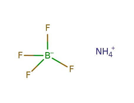 Molecular Structure of 13826-83-0 (Ammonium fluoborate)
