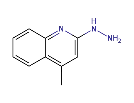 Molecular Structure of 21703-52-6 ((4-METHYL-QUINOLIN-2-YL)-HYDRAZINE)