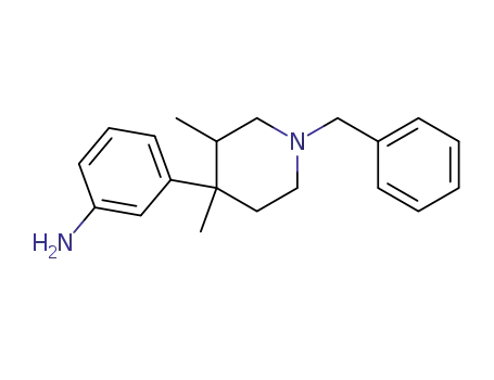 4-(3-aminophenyl)-N-benzyl-trans-3,4-dimethylpiperidine