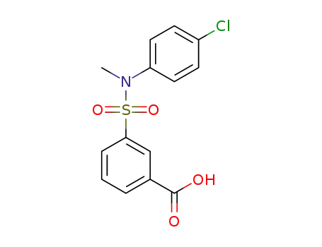 3-(N-(4-chlorophenyl)-N-methylsulfamoyl)benzoic acid