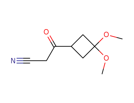 3-(3,3-dimethoxy-cyclobutyl)-3-oxo-propionitrile