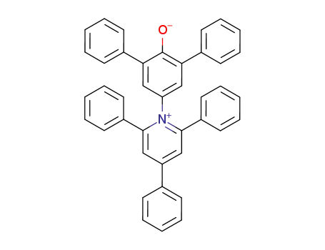 Molecular Structure of 10081-39-7 (2,6-DIPHENYL-4-(2,4,6-TRIPHENYL-1-PYRIDINIO)PHENOLATE)