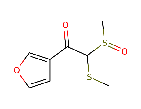 3-(2-methylsulphinyl-2-methylthio)acetyl furan