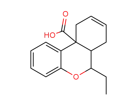 Ethyl 6,6a,7,10-tetrahydro-10aH-dibenzo[b,d]pyran-10a-carboxylic acid