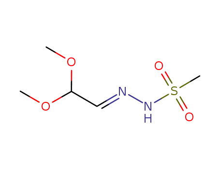 Molecular Structure of 917918-89-9 (Methanesulfonic acid, 2-(2,2-dimethoxyethylidene)hydrazide)