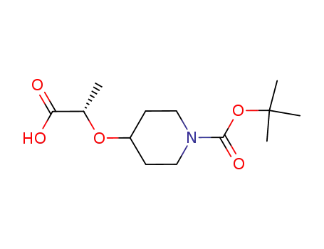 (2S)-2-[(1-tert-butoxycarbonyl-4-piperidyl)oxy]propanoic acid