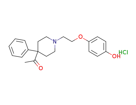 4-Acetyl-1-(2-(4-hydroxyphenoxy)ethyl)-4-phenylpiperidine hydrochloride