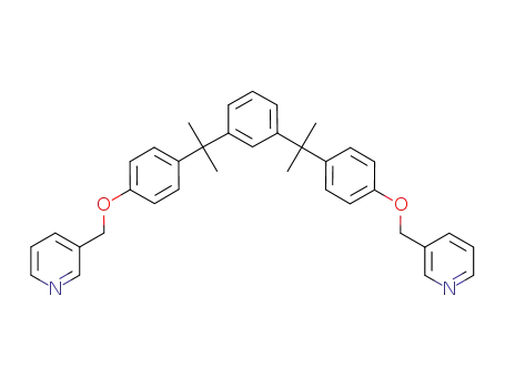 1,3-di(2-(4-(3-pyridylmethoxy)phenyl)prop-2-yl)benzene