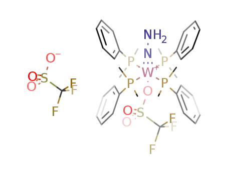 trans-[W(NNH2)(OSO2CF3)(PMe2Ph)4](OSO2CF3)