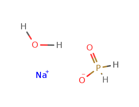 10039-56-2,Sodium hypophosphite monohydrate,Phosphinicacid, sodium salt, monohydrate (8CI,9CI);Phosphonous acid, monosodium salt,monohydrate;Phosphinic acid, sodiumsalt, hydrate (1:1:1);Sodium phosphinate hydrate;Sodium hypophosphite;