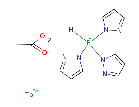 (acetato)bis{hydrotris(1-pyrazolyl)borato}terbium(III)