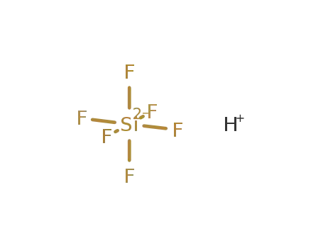 SiF6(2-)*H(1+)=HSiF6(1-)
