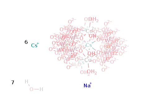 Cs6Na[(α-SeW9O33)2Cu3(H2O)3Cs3(H2O)6]*7H2O
