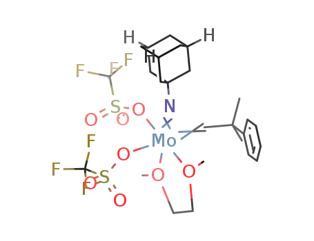 Mo(N-adamant-1-yl)(CHCMe2Ph)(OTf)2(dimethoxyethane)