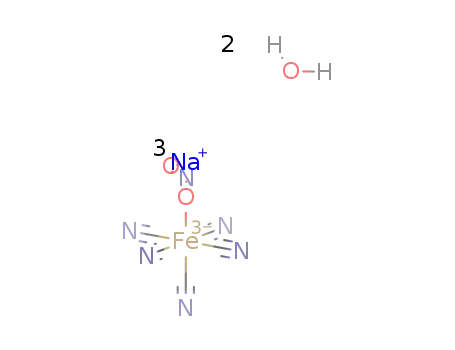 sodium iron(III) nitritopentacyanide*2H2O