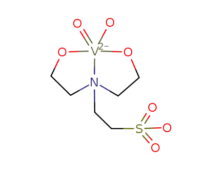 N,N-bis(2-hydroxyethyl)-2-aminoethanesulfonic acid-vanadate complex
