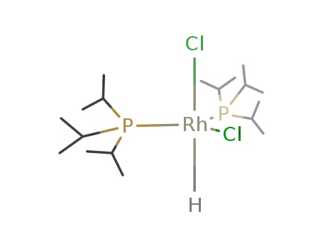 (((CH3)2CH)3P)2Rh(H)Cl2