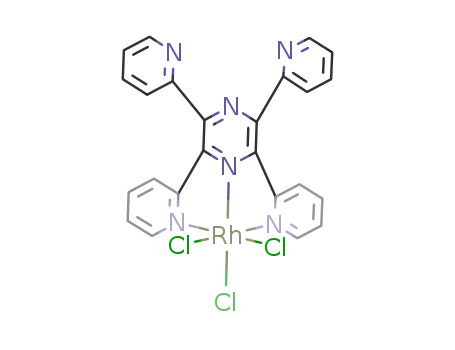 (RhCl3)(2,3,5,6-tetrakis(2-pyridyl)pyrazine)