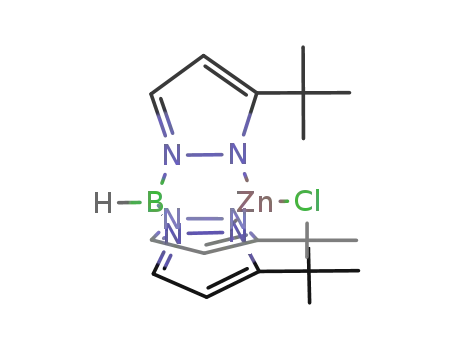 choloro(hydrotris(3-tert-butylpyrazolyl)borate)zinc(II)