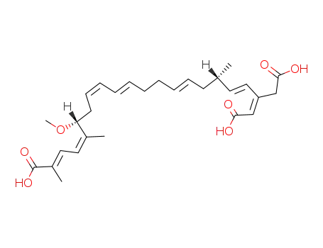 Molecular Structure of 11076-19-0 (BONGKREKIC ACID)