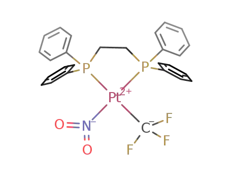 [(1,1',2,2'-bisdiphenylphosphinoethane)Pt(CF3)(NO2)]