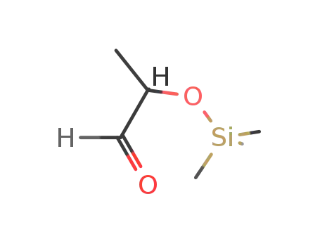 Molecular Structure of 87682-27-7 (Propanal, 2-[(trimethylsilyl)oxy]-)