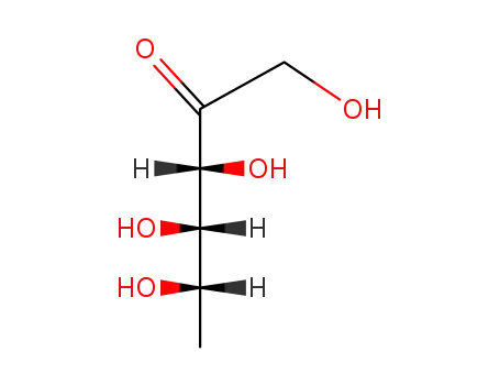 6-deoxy-L-arabino-2-hexulose