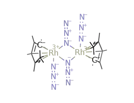 Rh2(η5-pentamethylcyclopentadienyl)2(N3)4
