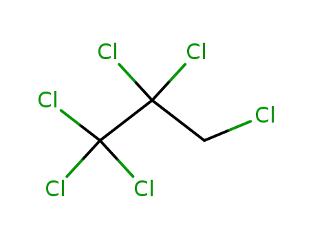 Molecular Structure of 24425-97-6 (Propane, 1,1,1,2,2,3-hexachloro-)