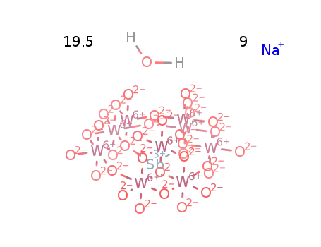Na9(α-SbW9O33)*19.5H2O