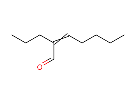Molecular Structure of 34880-43-8 (2-PROPYL-2-HEPTENAL)