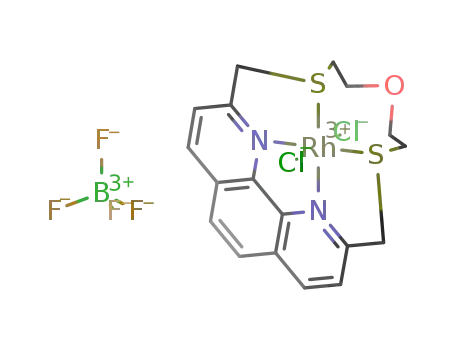 [Rh(5-oxa-2,8-dithia[9](2,9)-1,10-phenanthrolinophane)Cl2]BF4