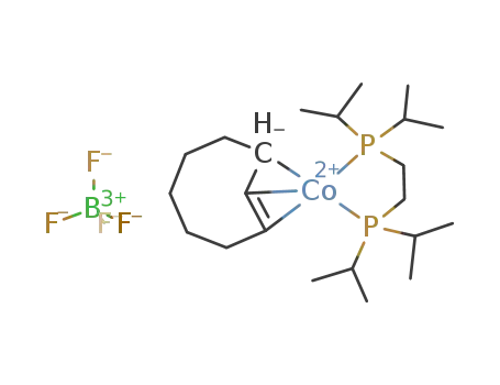 [(η(3)-cyclooctenyl)Co(Pr(i)2PCH2CH2PPr(i)2)](+)BF4(-)