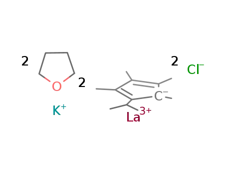 (C5Me4(i)Pr)2LaCl2K(tetrahydrofuran)2