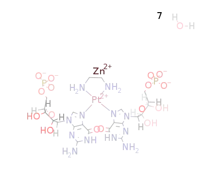 Zn[Pt(ethylenediamine)(guanosine-5'-monophosphate)2] * 7 H2O