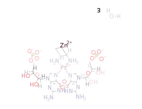 Zn[Pt(meso-1,2-diaminocyclohexane)(guanosine-5'-monophosphate)2] * 3 H2O